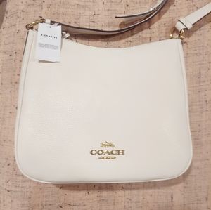 Coach Women's Ellie File Bag (Chalk) Brand New Size Medium
